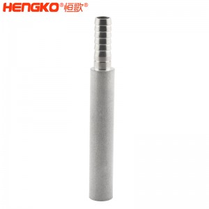廠家批量生產不銹鋼粉末燒結曝氣頭擴散器 孔隙率高流通速度快，用于臭氧發生器
