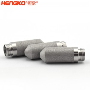 廠家定制微米多孔不銹鋼過濾器_316L粉末燒結(jié)溫濕度變送器探頭保護罩