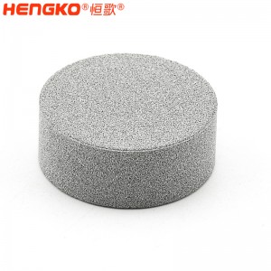 恒歌氣動智能閥門定位器透氣塞_高精準防爆不銹鋼燒結(jié)濾柱