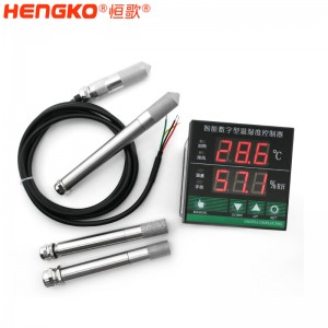 高精度RS485數字濕度控制器_工業(yè)級溫濕度變送器冰箱溫度監(jiān)控系統傳感器