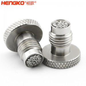 廠家定制有創(chuàng)呼吸機(jī)氣源入口醫(yī)療級(jí)316L不銹鋼過濾器濾芯防塵透氣耐腐蝕，用于呼吸機(jī)