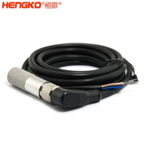 RHT系列高濕度雙防水土壤溫濕度傳感器探頭高靈敏高精度，用于溫室花園測量